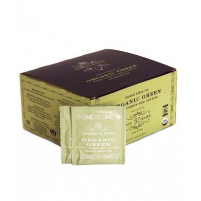 Organic Green with Citrus & Ginko - 50 ks samostatne balených čajov v papierových vrecúškách