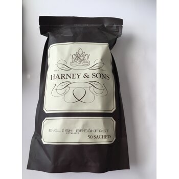 English Breakfest 50 ks čajov v hodvábnych pyramídových sáčkoch
