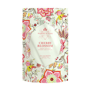 Cherry Blossom - 50 ks čajov v hodvábnych pyramídových sáčkoch